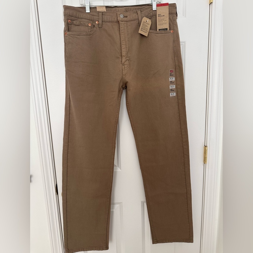 Levi's Men's Tan Straight Jeans